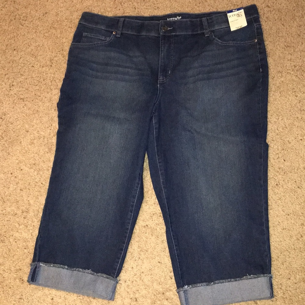 Denim capris